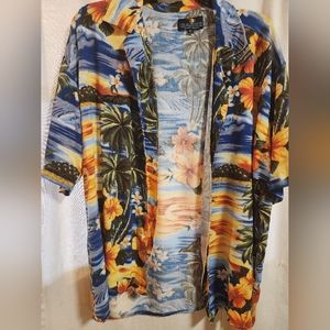 Banana Split Mens Hawaiin Shirt - Gently Worn - Size XXL